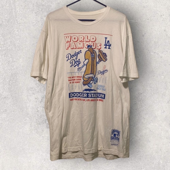 Mitchell & Ness Other - Mitchell & Ness World Famous Dodger Dog Shirt Cooperstown Collection Size XXL